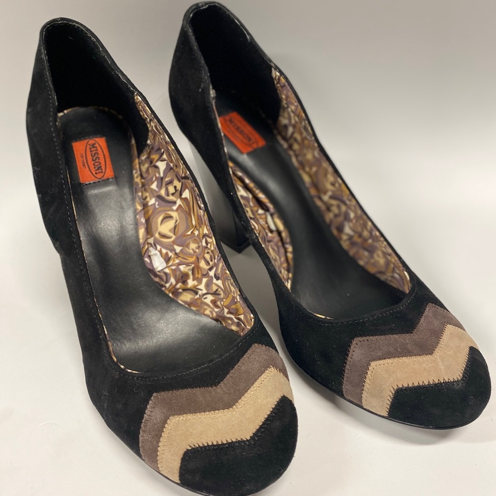 Missoni for Target suede pumps